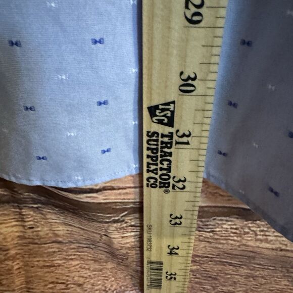 Jos A Bank Shirt Men’s  16 1/2 - 33 Tailored Fit LS  Button Up Bow Tie Pattern - Picture 5 of 8